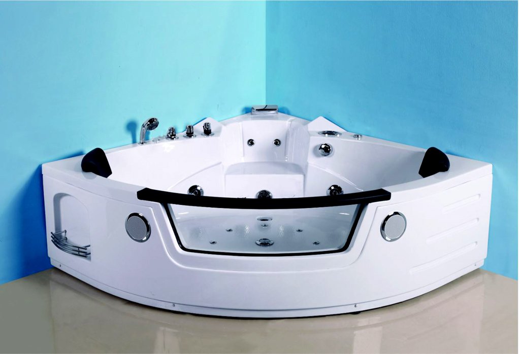 2 Person Indoor Hydrotherapy Whirlpool Jetted Massage Bathtub Bath Tub ...