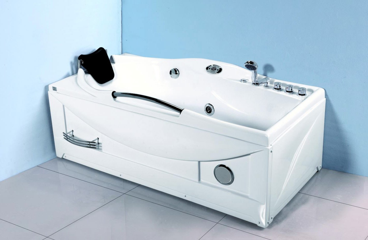 1 Person Hydrotherapy Whirlpool Jetted Massage Bathtub Bath Tub Spa Heater Sym636l