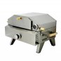 Portable Outdoor Stainless Steel Propane BBQ Gas Grill + Pizza Oven Combo