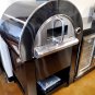 Black Stainless Steel Outdoor Wood Fired Artisan Pizza Oven BBQ Grill +Cover