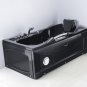 1 Person Jetted Whirlpool Bath Tub (Black) Model 002A