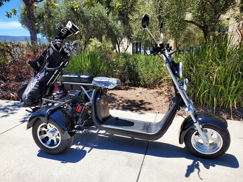 Electric 3 Wheel Trike Scooter Golf Cart Harley Chopper Motorcycle