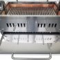 Built In Stainless Steel Outdoor Charcoal BBQ Parrilla Santa Maria / Argentine Grill Spit