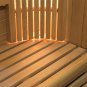 Dual Bench Canadian Hemlock Wet / Dry Traditional Swedish Steam Sauna SPA 200F Degrees 9KW Heater