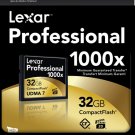 150MB/s Lexar 1000x 32GB Compact Flash Card for digital cameras,DSLR Camera Full HD 3D Video