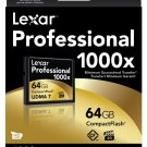 Lexar Professional 64GB 150MB/s 1000x CF memory card UDMA 7 for digital camera
