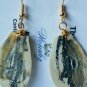 Earrings For Girls, Hand-painted leather earrings