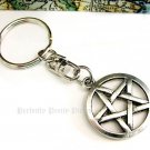 Pentagram Pentacle Handbag Charm Key Ring Keychain