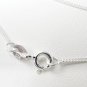 Solid 925 Sterling Silver Flat Curb Chain 1mm x 40cm 16"