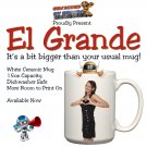 'El Grande' Personalised Jumbo Size Mug