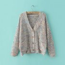 Fashion Womens Warm Winter Knitted V Neack Cardigan