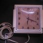telechron vintage electric wall clock