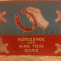 knickerbocker plastic co glendale ca. horseshoe and ring toss vintage game set