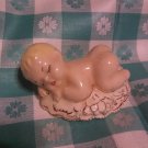 hand painted vintage baby mini figurine