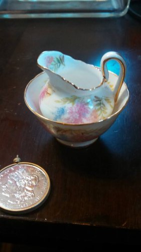 Royal Chelsea English Bone China small size creamer & dish Stunning