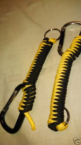 North Carolina Joe's Paracord Keychains your choice of color handmade gear