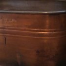 ANTIQ CREAM CITY COPPER WASH TUB BOILER POT COOKER KETTLE HEARTH FIREWOOD HOLDER
