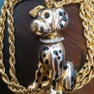 kirks folly jewelry necklace brooch broach pin dog dalmation