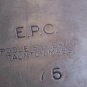 E. P. C. Poole Silver Co. Taunton, Mass. 75 lidded pot lion mark