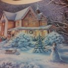d. bovy winter snow snowman art print