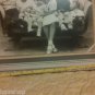 vintage frame and photograph black and white family photo children