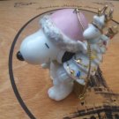 Lenox Classics Snoopy Woodstock Christmas Tree Fine Ivory China 24kt Ornament