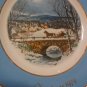 Avon Dashing through the snow 1979 plate christmas wedgewood 7th in series 8 3/4