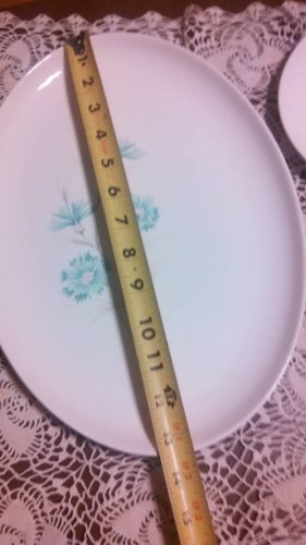 Vintage Taylor Smith &Taylor Ever Yours Boutonniere  U.S.A. oval large platter