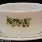 pyrex gravy bowl and plate spring blossom crazy daisy