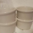 H.F. Coors China Chefsware White Ramekins #153 Set of 4