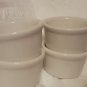 H.F. Coors China Chefsware White Ramekins #153 Set of 4
