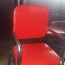 Vintage Retro Cosco chrome red stool kids Chair Pick up only
