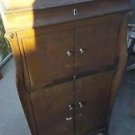 victrola player in wood cabinet for restoration diy or decoration antique