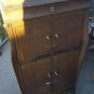 victrola player in wood cabinet for restoration diy or decoration antique