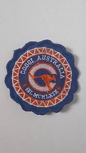 Coogi Australia Patch 3.25" Kangaroo Blue Orange white