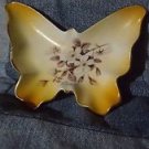 VTG arnart japan butterfly and painted dish 33/160 signed j. laurent