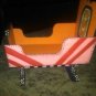 hand painted goth style doll cradle vintage childrens teens collectible bedroom