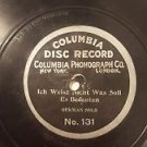 Columbia Disc Record 10" german solo no. 131 Rare New York London patent 1902