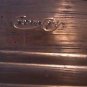 ANTIQUE OVAL COPPER BOILER STEAMER POT w/ WOODEN HANDLE PLANTER BASIN LARGE