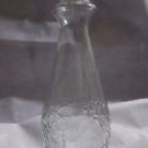 vtg 4/5 quart glass bottle with grape and leaf design approx 11" tall x 4" wide