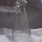 vtg 4/5 quart glass bottle with grape and leaf design approx 11" tall x 4" wide