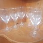 Wine Glasses Set of 6 Stemware etched with santa or angel holiday dishes