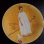 VTG 1975  8 1/8" NORMAN ROCKWELL CHRISTMAS PLATE "ANGEL WITH A BLACK EYE"#57,625