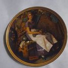 VTg  8 1/8" NORMAN ROCKWELL dreaming in the attic no. 10836AA Knowles