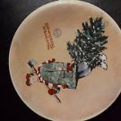 Christmas 1974 Norman Rockwell Vintage Plate By Ridgewood - Scotty Gets His Tree