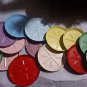 lot 14 amazing rare Vintage Metal Coasters - doll plates mini plates appetizer