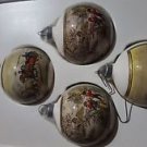 vintage christmas Pyramid 1980s glass ball ornaments for tree