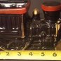 vintage Pottery ceramic RR Locomotive steam engine Train Planter Japan choo choo
