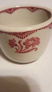 RARE  STERLING CHINA FLOWERED mini BOWL -YORK KITCHEN equip co NY NY