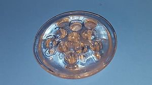 vtg Flower Frog Vase Insert Clear Glass for Flowers